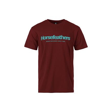 HORSEFEATHERS Triko Quarter - red pear RED velikost L