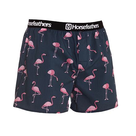 HORSEFEATHERS Trenýrky Frazier - Flamingos BLUE Velikost M