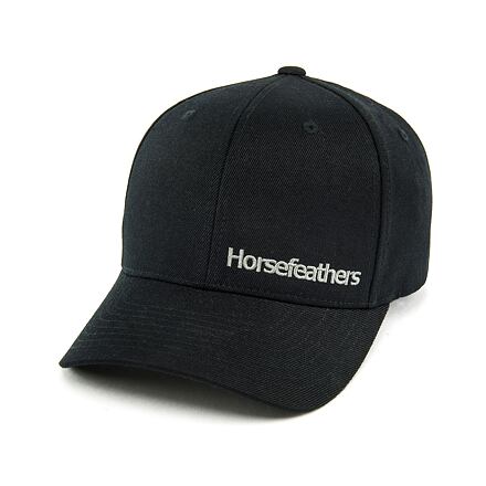 HORSEFEATHERS Šiltovka Beckett - Black BLACK