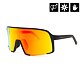 Magnum bike sunglasses - matt black/mirror red