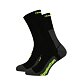 Technické funkčné ponožky Cadence Long - black/limeade