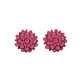 Flowerski earrings - strawberry