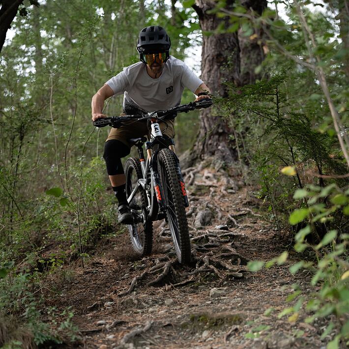 Quantum bike jersey - silver birch/black