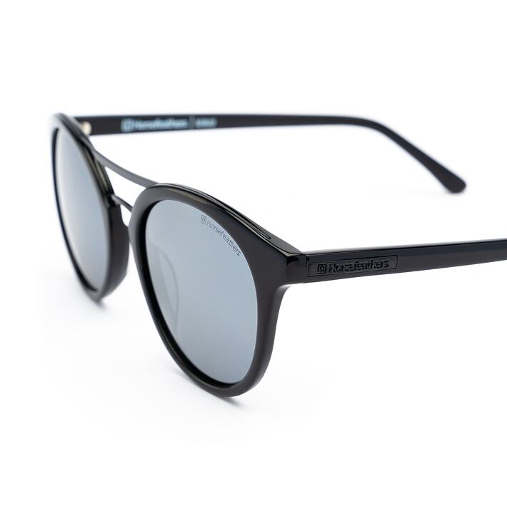 Nomad sunglasses - gloss black/mirror white