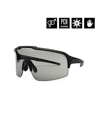 Recoil Photochromic bike sunglasses - matt black/gray