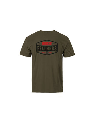 Hexagon II t-shirt - burnt olive