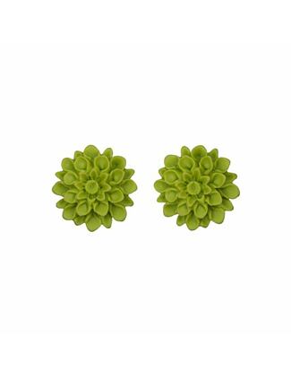 Flowerski earrings - green apple