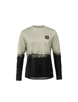 Quantum LS women's bike jersey - silver birch/black