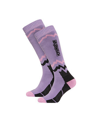 Mitzi snowboard socks - light grape