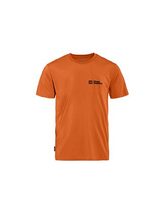 Rooter tech t-shirt - burnt orange