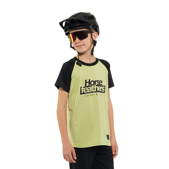 Detský bike dres Spike - nile/black