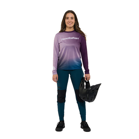 Quantum LS women's bike jersey - iris fade out