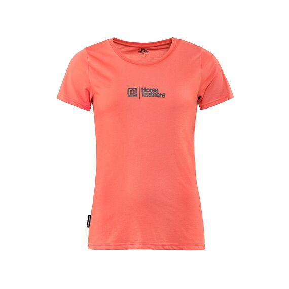 Leila tech t-shirt - coral