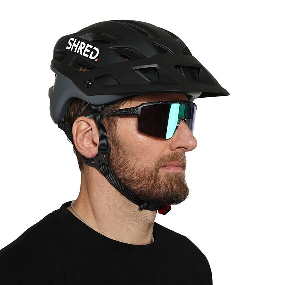 Scorpio bike sunglasses - black splash/mirror green