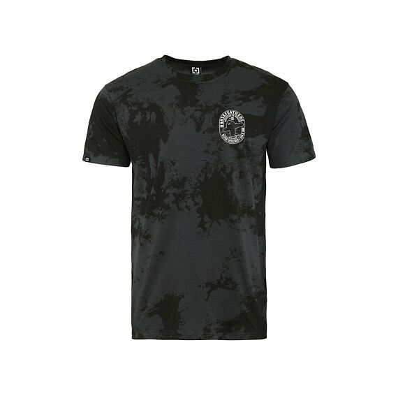 Powder Badge t-shirt - gray tie dye