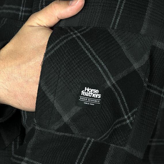 Water-repellent Dough insulated shirt - anthracite