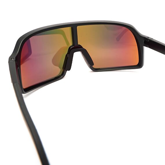 Magnum bike sunglasses - matt black/mirror red