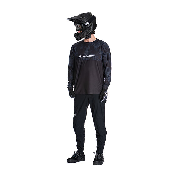 Quantum LS bike jersey - black camo