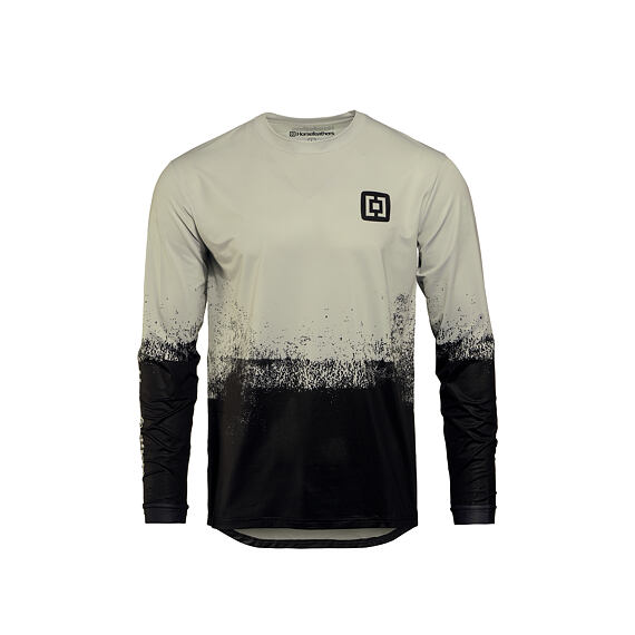 Quantum LS bike jersey - silver birch/black