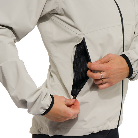 Onyx women's bike jacket - silver birch