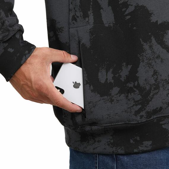 Dunk sweatshirt - gray tie dye