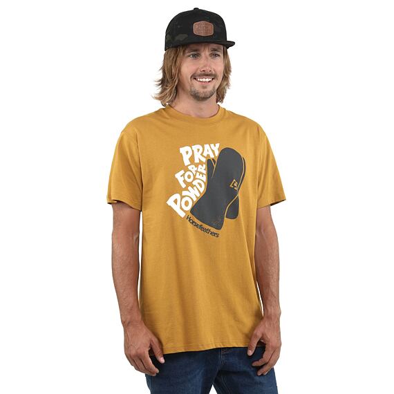 Prayer t-shirt - spruce yellow