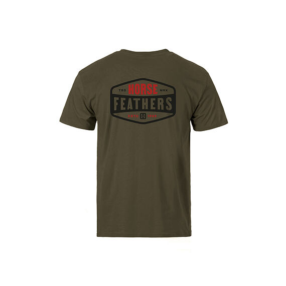 Hexagon II t-shirt - burnt olive