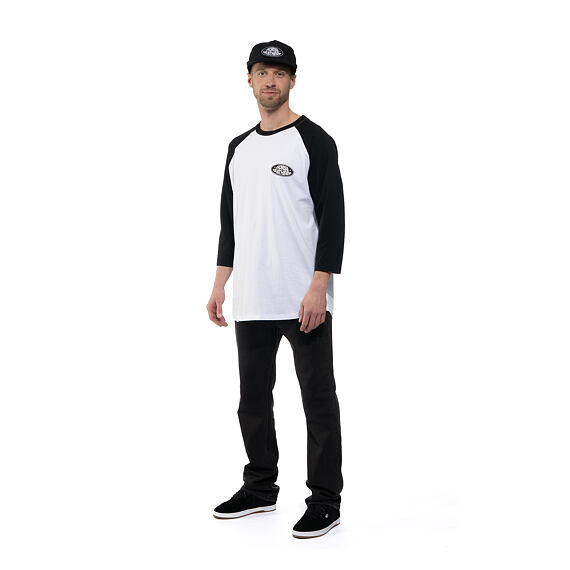Dynamo Raglan t-shirt - white/black