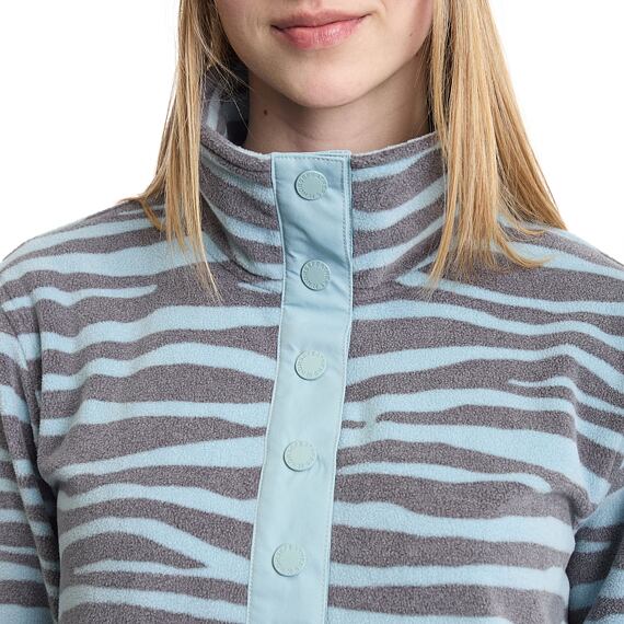 Melia women's fleece sweatshirt - zebra