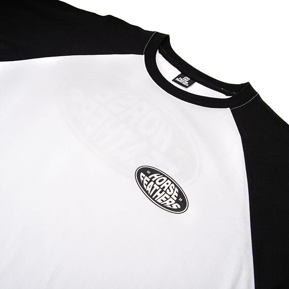 Dynamo Raglan t-shirt - white/black
