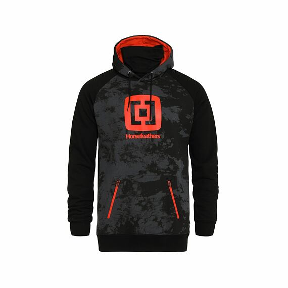 Sherman hoodie - gray tie dye