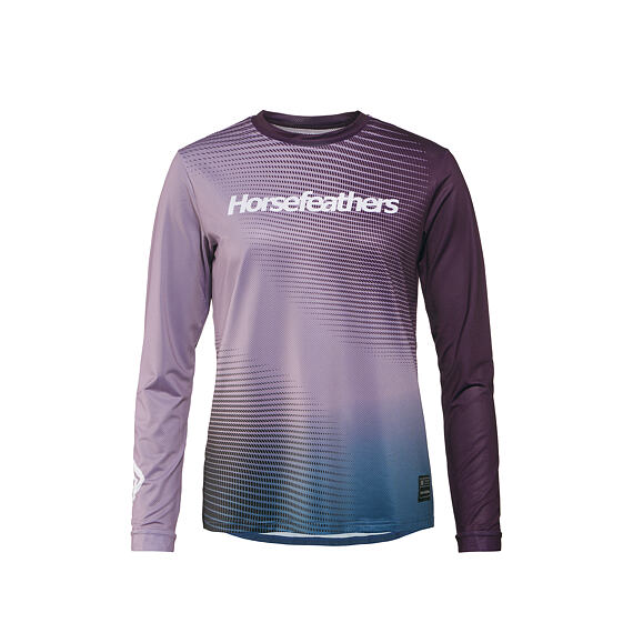 Quantum LS women's bike jersey - iris fade out