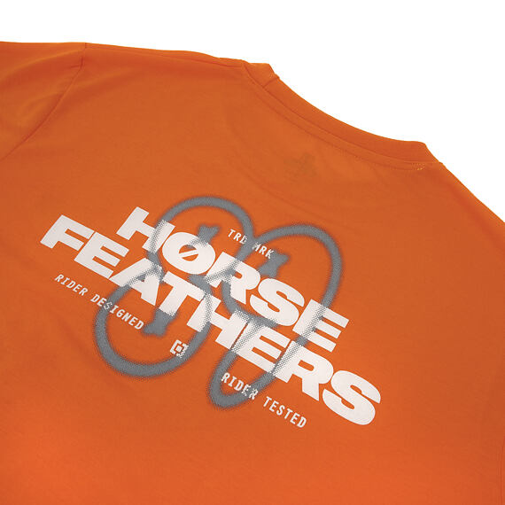 Fury LS bike t-shirt - burnt orange