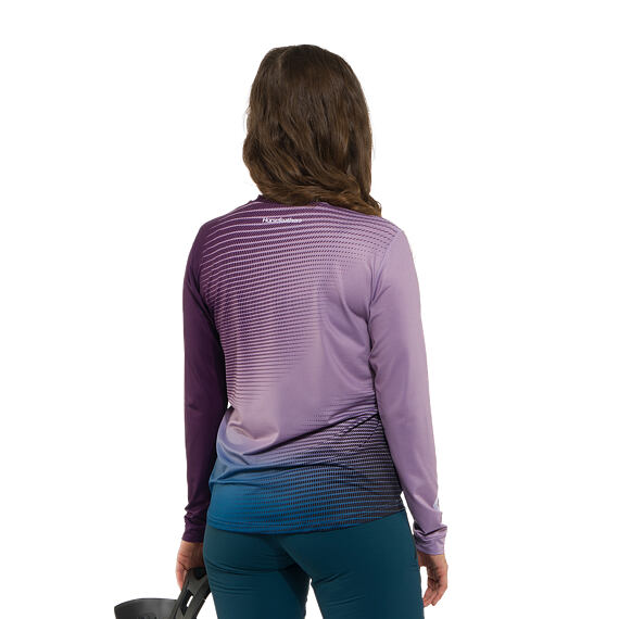 Quantum LS women's bike jersey - iris fade out