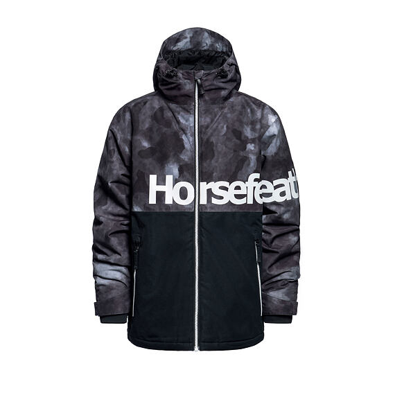 Horsefeathers bunda Oliver Youth - gray camo