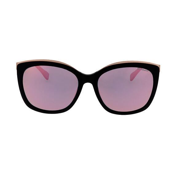 Scarlett sunglasses - matt black/mirror rose